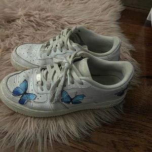 Custom Butterfly Air Force 1s